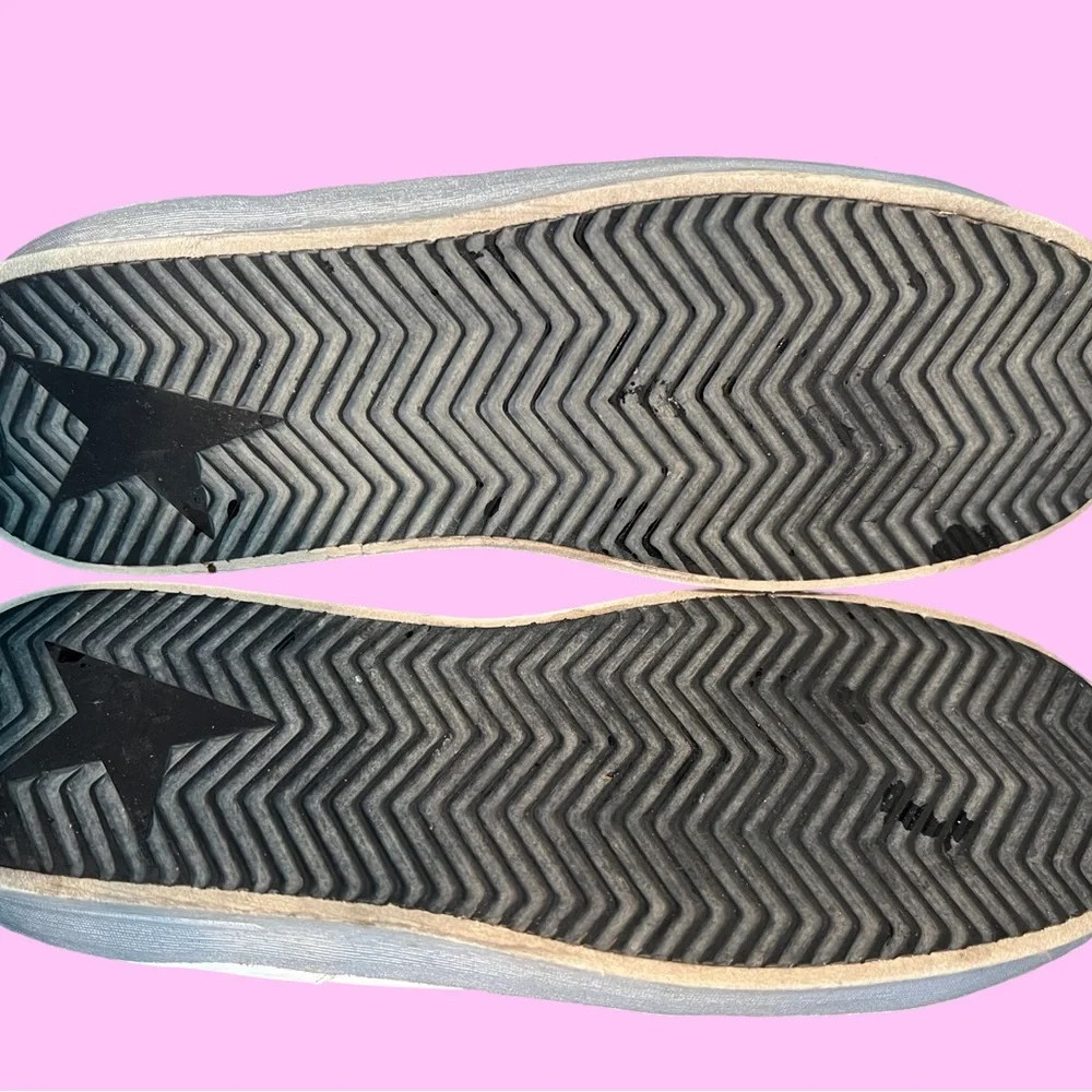 Golden Goose Stardan with silver metallic leather star and heel tab size 40 - Picture 12 of 12